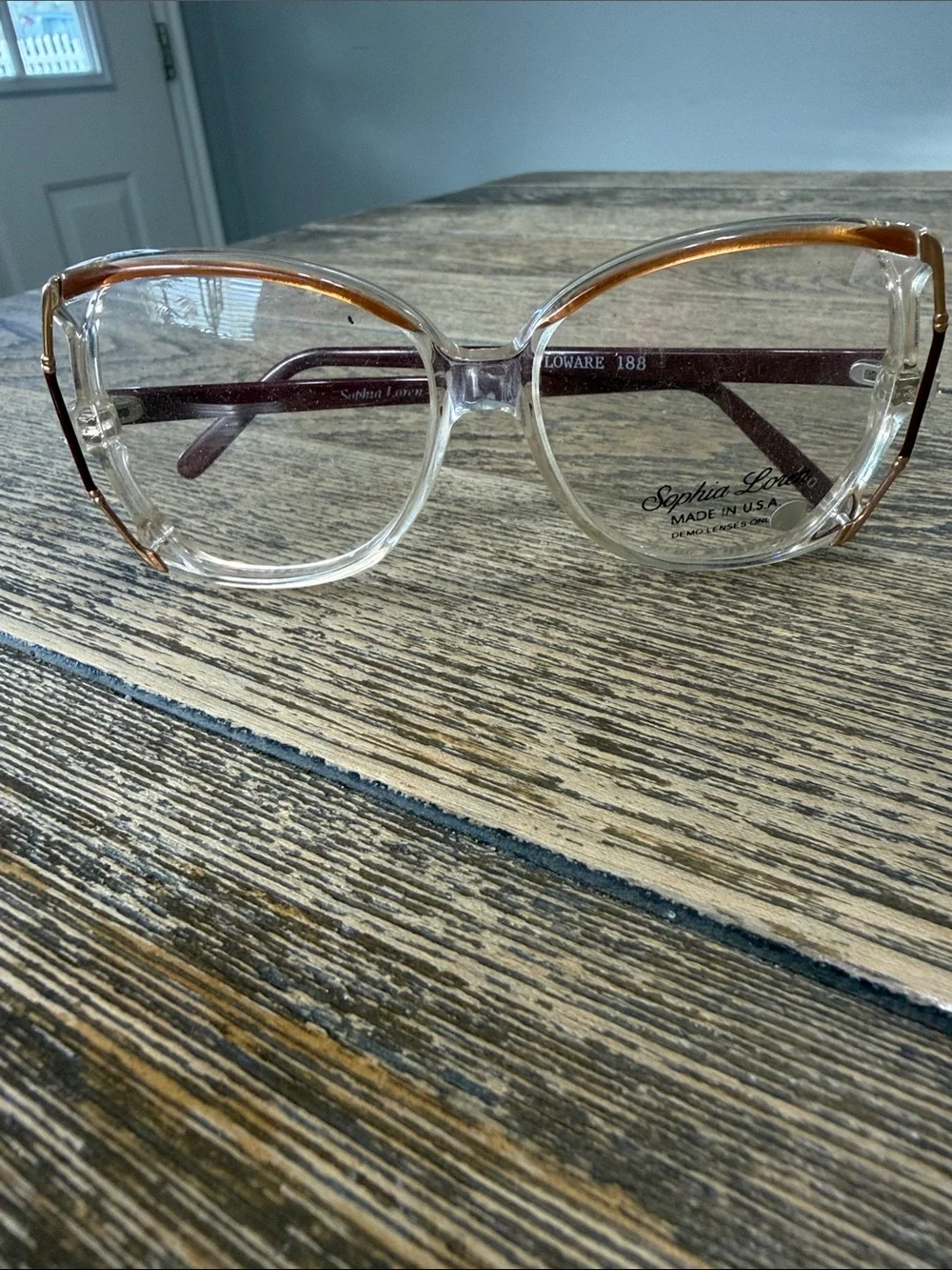 VTG Sophia 457 Loren Eyeglass Frames Zyloware Made in USA STUNNING! 1980’s